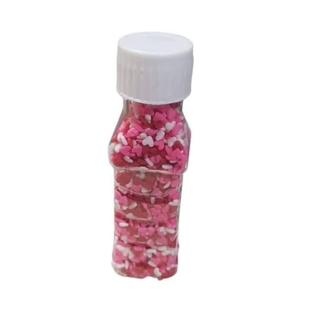 Multi Hearts Confetti Sprinkles 25 Grams