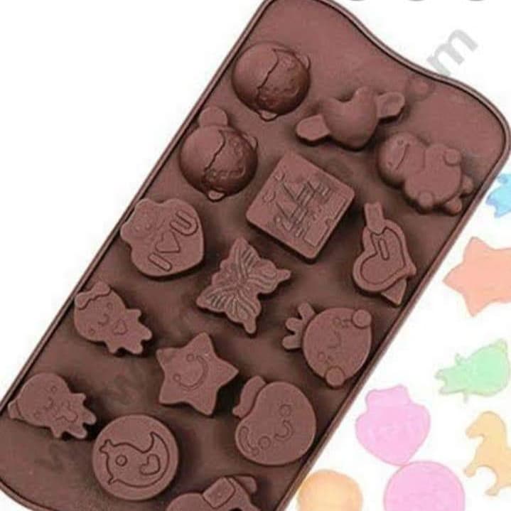 Silicone Chocolate Mold 3 in 1 Shape Available