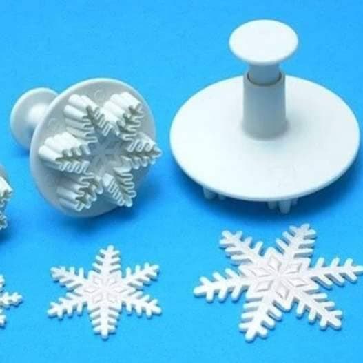 Snowflake Flower Plunger Press Cutter AVAILABLE
