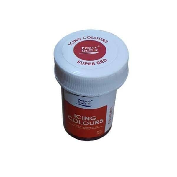Pearce Duff Super Red Icing Gel Color.