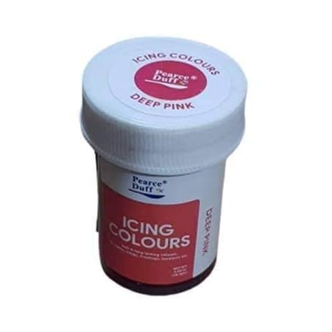 Pearce Duff Deep Pink Icing Gel Color.